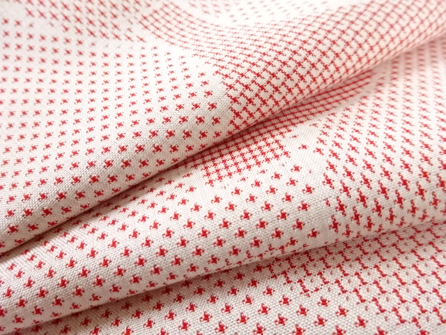  壷模様織り出し西陣お召着物